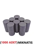 TİFOYS  ( 1000 Adet ) Magnet Deliksiz Mıknatıs Yuvarlak D 17 X 3 Mm - 1