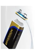 Nova Color  ( 5 Adet ) 9 Volt Pil Extra Güçlü Karbon 9 Wolt Çift Başlıklı Kare Pil Oyuncak Araba Radyo Drone - 3