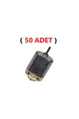 TİFOYS  Eğitici Deney Motoru - 3v Dc Mini Motor - Elektrik Motoru ( 50 Adet ) - 1