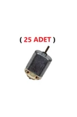 TİFOYS  Eğitici Deney Motoru - 3v Dc Mini Motor - Elektrik Motoru ( 25 Adet ) - 1