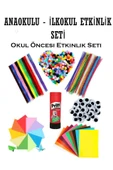 Nova Color  Okul Öncesi Etkinlik Seti 1 er Paket Şönil Ponpon Oynar Göz Anaokulu ve Kreş Seti Etkinlik - 1