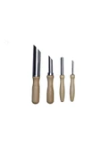 Nova Color  Paslanmaz Çelik Seramik Delik Kesici Set 4 Parça Oyma Aleti - 3
