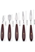 TİFOYS  Resim Spatula Set, Metal Spatula 5'li Pasta Paleti - 2