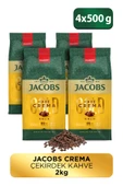 Jacobs Cafe Crema Çekirdek Kahve 500 gr 4'lü - 1