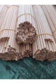 değerli hobi ahşap bambu tasarım  maket çubukları  5 mm 30 cm 70 adet - 1