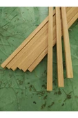 değerli hobi ahşap meşe çıta çubuk 1x1 cm , 10 adet 40 cm - 2