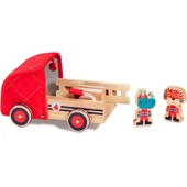 Lilliputiens Ahşap İtfaiye Aracı - Marius & Jack - 4