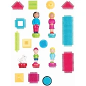 Bristle Blocks Yapı Oyuncakları - Aile - 85 Parça - 6
