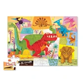 Crocodile Creek Dekoratif Puzzle - 36 Parça - Dinozor - 3