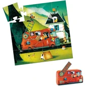 Djeco Dekoratif Puzzle 16 Parça - The Fire Truck - 4