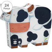 Djeco Dekoratif Puzzle 24 Parça - The Cows On The Farm - 1