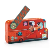 Djeco Dekoratif Puzzle 16 Parça - The Fire Truck - 2