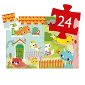 Djeco Dekoratif Puzzle 24 Parça - Pachat And His Friends - 4