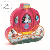 Djeco Dekoratif Puzzle 54 Parça - Elise's Carriage - 1