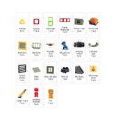 Magformers Mıknatıslı Rescue Set - 50 Parça - 6