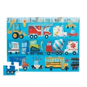 Crocodile Creek Dekoratif Puzzle - 36 Parça - Araçlar - 2