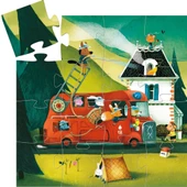 Djeco Dekoratif Puzzle 16 Parça - The Fire Truck - 3