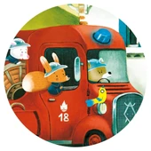 Djeco Dekoratif Puzzle 16 Parça - The Fire Truck - 5