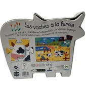 Djeco Dekoratif Puzzle 24 Parça - The Cows On The Farm - 7