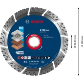 EXP Multi Material Elmas Kesme Diski 180*22,23mm - 1