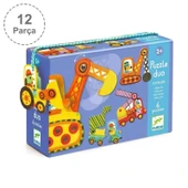 Djeco İkili Puzzle - Vehicles - 1