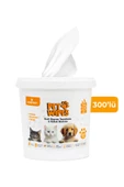 GOBYPET WİPES EVCİL HAYVAN TEMİZLİK HAVLUSU 300 AD - 1