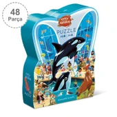 Crocodile Creek Puzzle - 48 Parça - Akvaryumda Bir Gün - 1