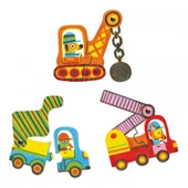 Djeco İkili Puzzle - Vehicles - 4