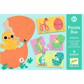 Djeco İkili Puzzle - Funny Eggs - 6