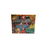 Janod 20 Parça Dokun Hisset Puzzle - Hayvanat Bahçesi - 10