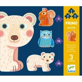Djeco İlerleyen Puzzle - In The Forest - 9, 12, 16 Pcs - 5