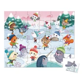 Janod 36 Parça Çantalı Puzzle - Kar Partisi - 3
