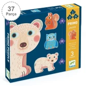 Djeco İlerleyen Puzzle - In The Forest - 9, 12, 16 Pcs - 1