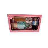 Lori Miguel Oyuncak Bebek ve Salon Seti - 15 cm thumbnail 9