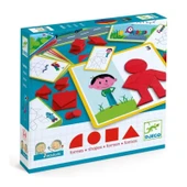 Djeco Beceri Oyunları - Eduludo Shapes - 1