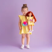 Bebeğim ve Ben Elbise - Sarı Ice Cream thumbnail 1