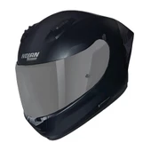 NOLAN N60-6 SPORT ARGENTO 333 MAT SİYAH GÜMÜŞ CAM KAPALI KASK - 1