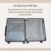 MiaMily Carry On Kabin Boy Valiz - Dusty Pink - 6