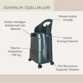 MiaMily Carry On Kabin Boy Valiz - Forest Green thumbnail 5