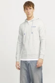 Jack&Jones Oversize Fermuarlı Kapüşonlu Erkek Sweatshirt - Minimalist Tarz - 3
