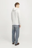 Jack&Jones Oversize Fermuarlı Kapüşonlu Erkek Sweatshirt - Minimalist Tarz - 4