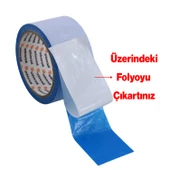 (2 ADET) Kaydırmaz Kaymaz Çift Taraflı Yapıştırma Sabitleme Kilim Halı Bandı 50 mm x 10 Mt Bant thumbnail 5