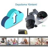 QASUL 36X Optik Zoom Kablosuz WiFi Akıllı PTZ Gözetim Ağ Kamerası Su Geçirmez - 5