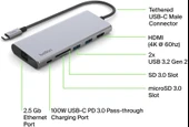 Belkin USB-C 7 in 1 Multiport Çoklayıcı Adaptör / AVC009BTSGY8 Teşhir thumbnail 8