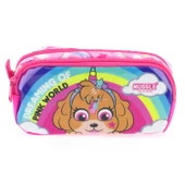 Muggle 2 Bölmeli Pink World Okul Çantası + Beslenme Çantası + Kalemlik - 4