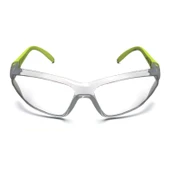 Bisiklet Gözlüğü Yüz Ayarlı Motorcu Rüzgar Korumalı Gözlük Yeşil Saplı Uv Koruyucu Şeffaf - 3