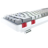Rampage YORU MINI Beyaz/Gri Type-C Bağlantılı OUTEMU Red Swich Q Mekanik Gaming Oyuncu Klavye RGB thumbnail 6