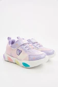 Vicco Gelato Kız Çocuk Cırtlı Simli Işıklı Spor Ayakkabı 346.25Y.177 - 4