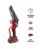 Dawreek Dawreek 3145 36V Çift Bataryalı Dal Budama Makinesi +  Yedek Zincir - 1