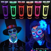 Glow Stick Boya Fosforlu Krem Boya 12 Adet - 2